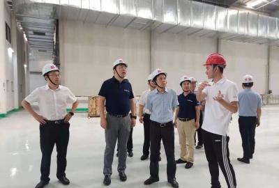 紹興市副市長邵全卯來越信環(huán)保調(diào)研廢鹽資源化處置利用項目