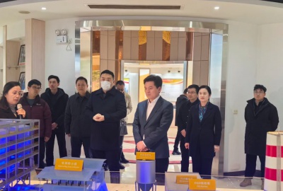 紹興濱海新區管委會主任嚴鋼一行蒞臨德創環保調研重點企業復工復產情況